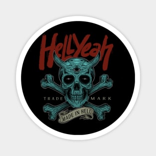 Hellyeah Demon Skull Magnet